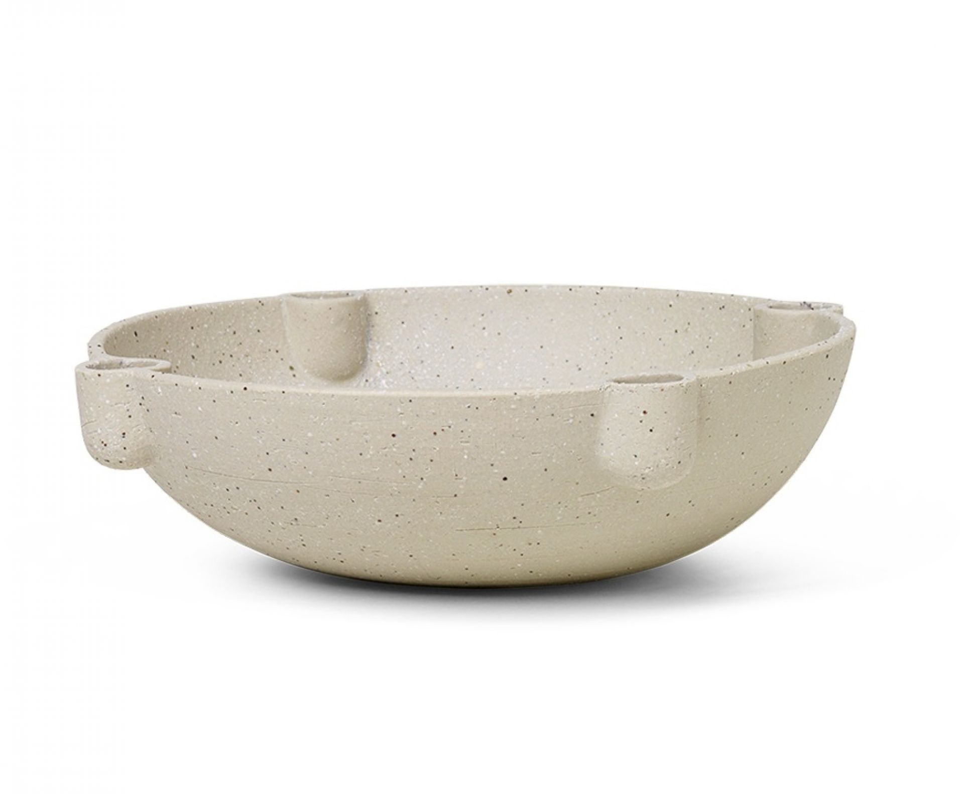 Bowl Candle Holder L Ceramic Ferm Living